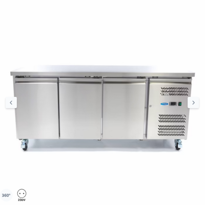  Καταψύκτης πάγκου - 180cm - 3 πόρτες